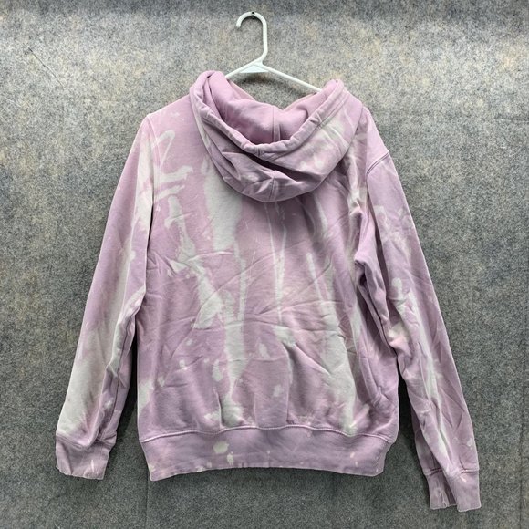 The North Face Sweater Men Small Adult Purple Hooded Pockets Drawstring Outdoors - Picture 7 of 10